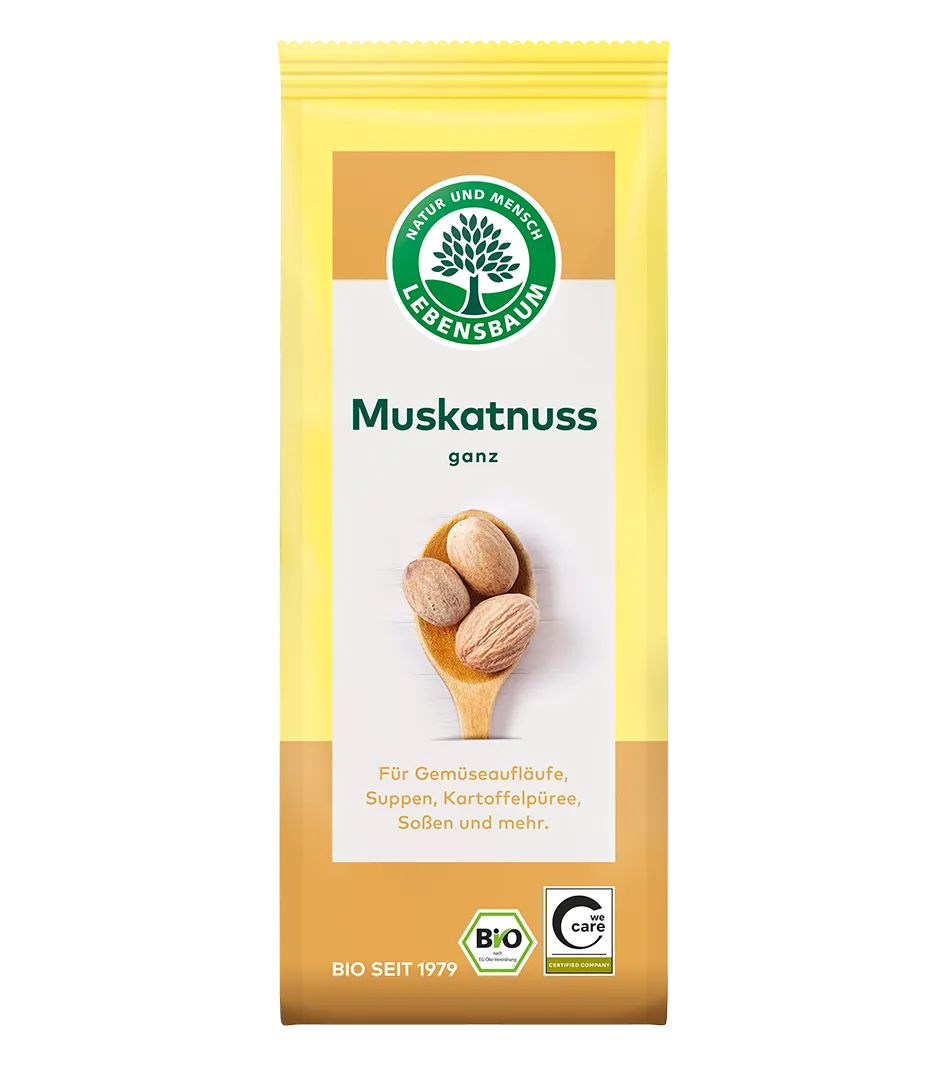 Bio Muskatnuss ganz Gewürz