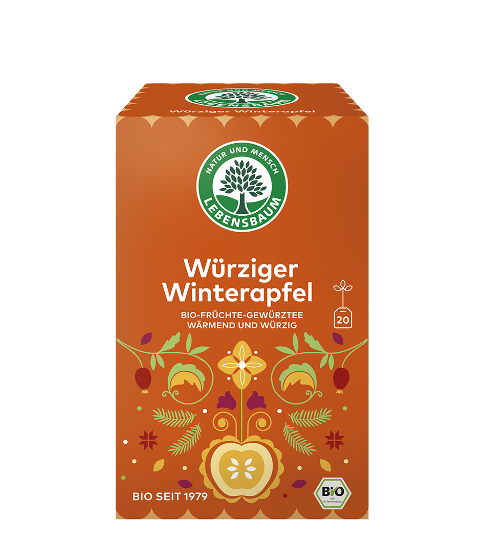 Würziger Winterapfel Tee