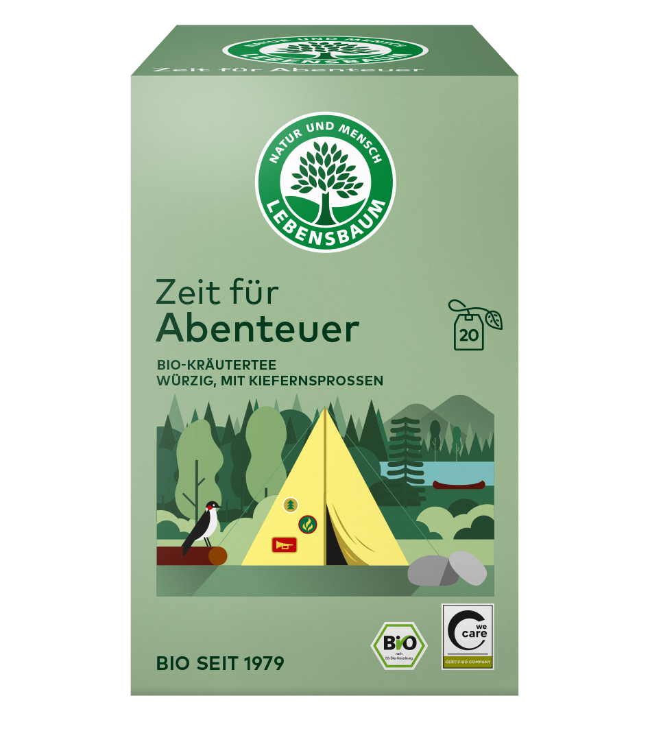 Zeit für Abenteuer, Teebeutel Bio Zeit für Abenteuer Tee
