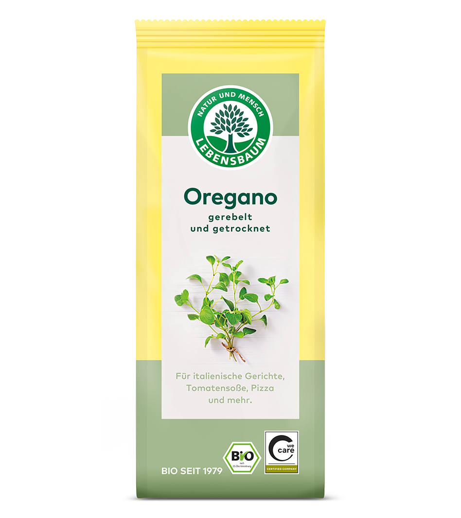 Oregano, gerebelt und getrocknet Bio Oregano Kräuter