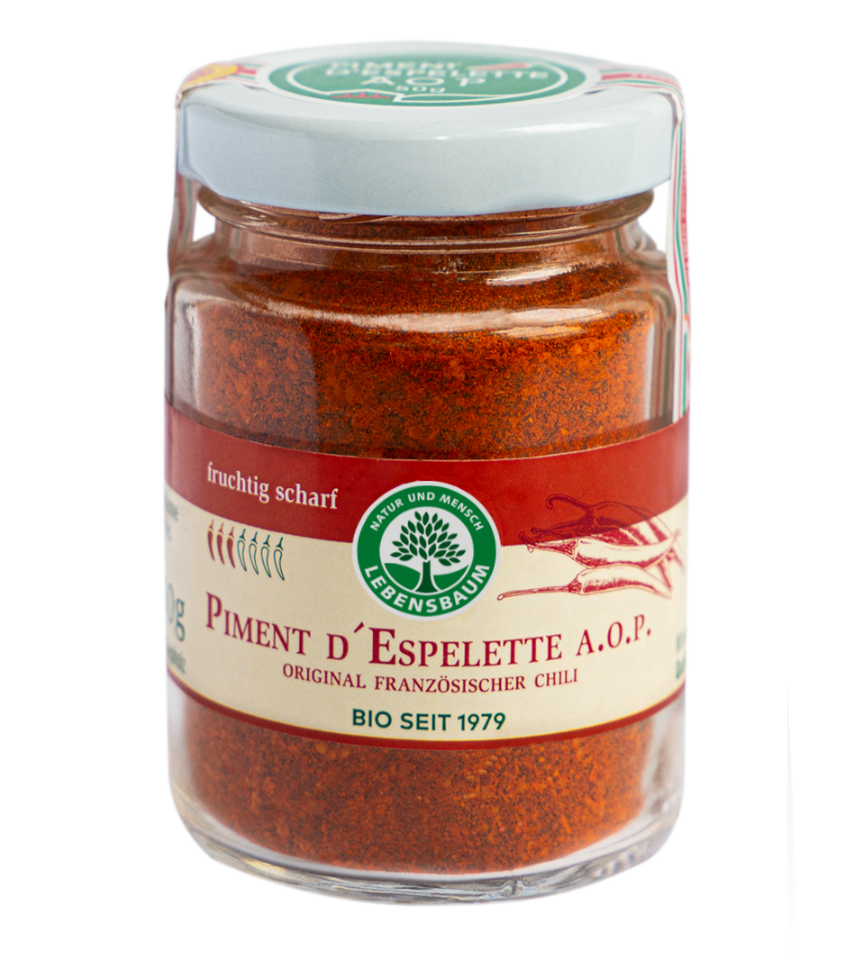 Piment d`Espelette A.O.P. - Original französischer Chili Bio Piment d'Espelette Gewürz