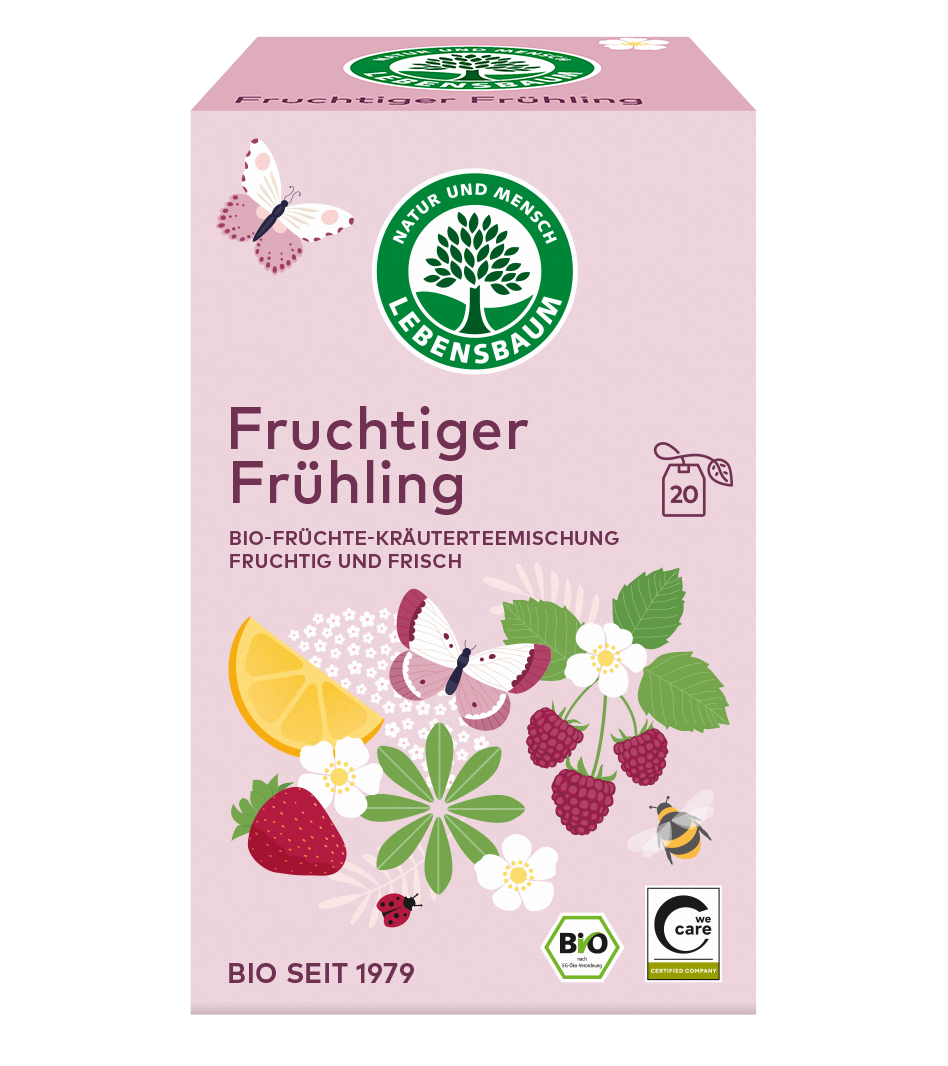 Fruchtiger Frühling, Teebeutel Bio Fruchtiger Frühling Tee