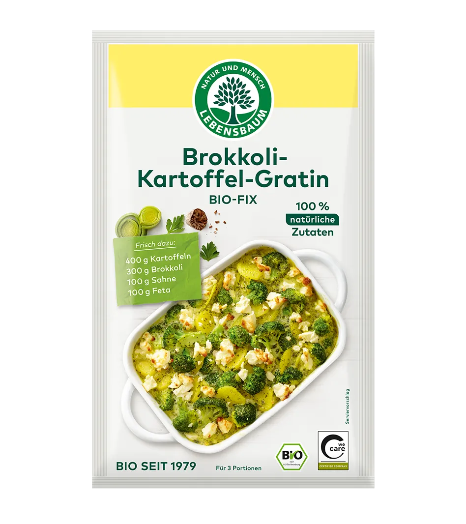 Bio Brokkoli-Kartoffel-Gratin Fix