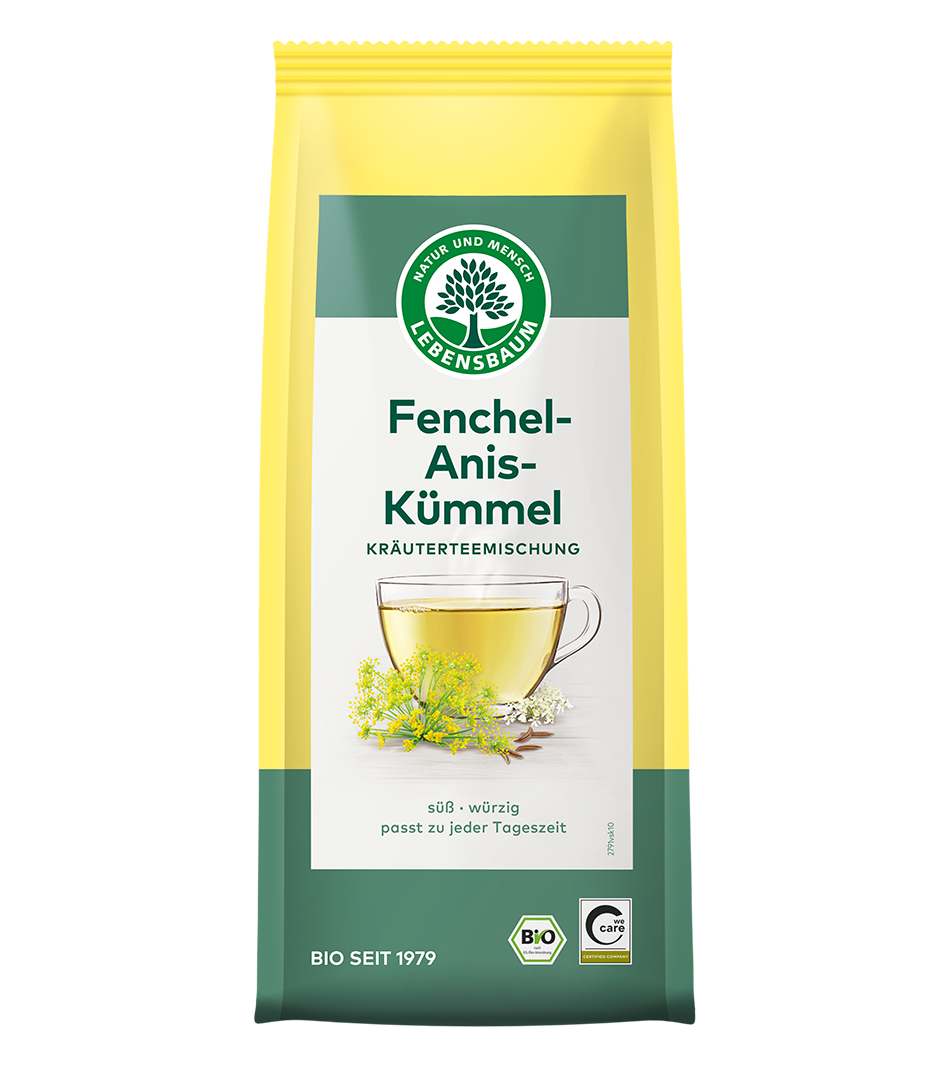 Fenchel-Anis-Kümmel, loser Tee Bio Fenchel-Anis-Kümmel Tee