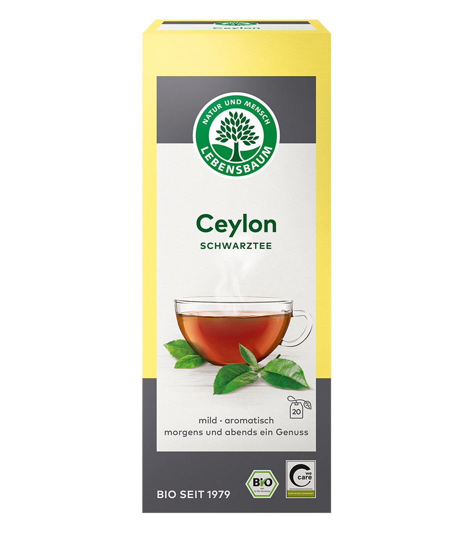 Ceylon, Teebeutel Bio Ceylon Tee