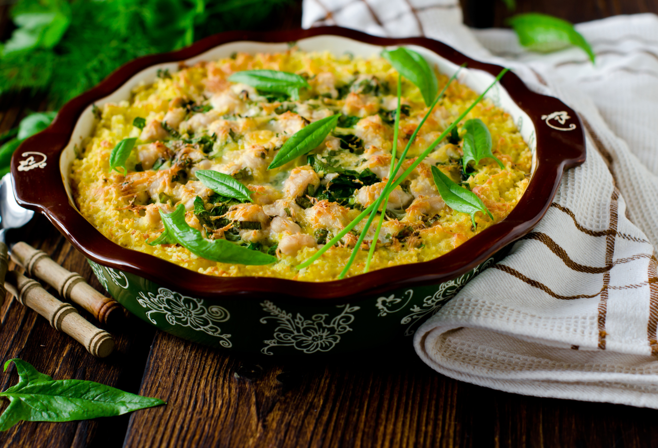 Hirse-Brokkoli-Gratin, vegetarisch, einfach