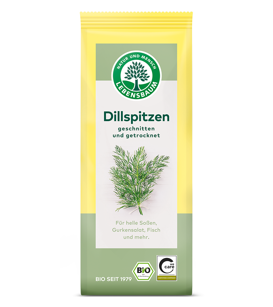 Dillspitzen, geschnitten und getrocknet Bio Dillspitzen Kräuter