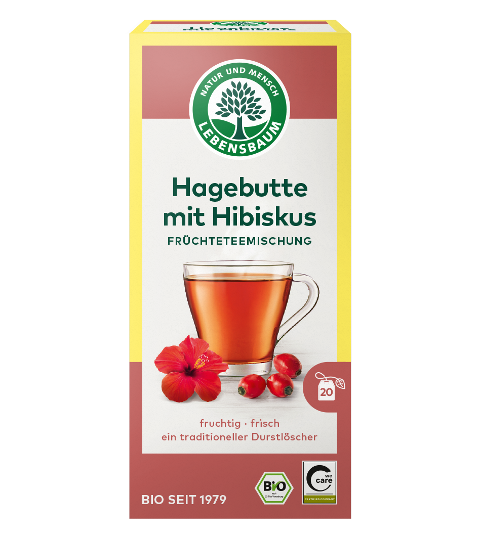 Hagebutte mit Hibiskus, Teebeutel