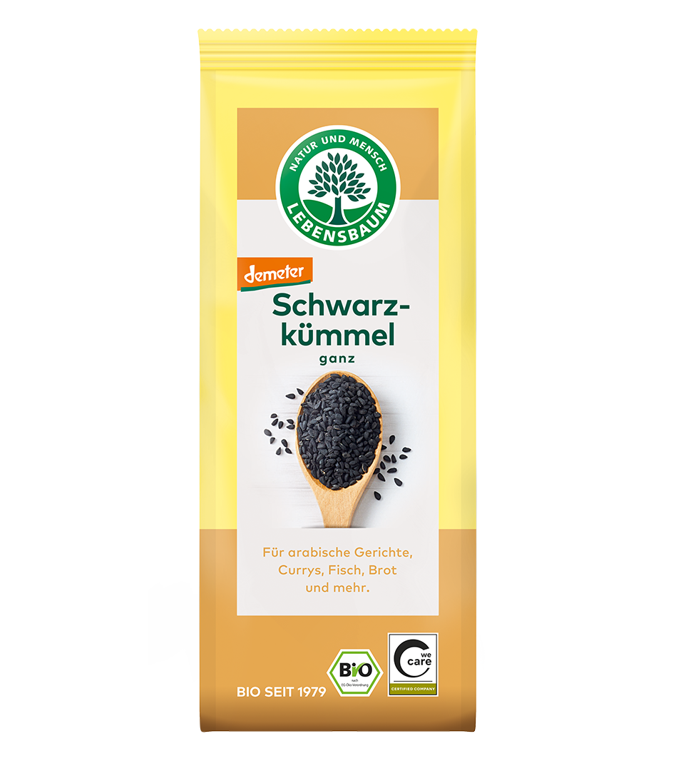 Schwarzkümmel, ganz Bio Schwarzkümmel ganz Gewürz