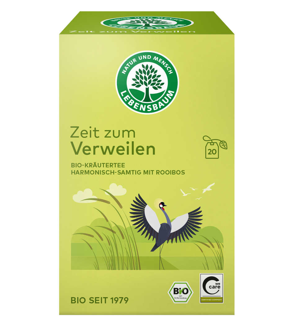 Zeit zum Verweilen, Teebeutel Zeit zum Verweilen, Teebeutel